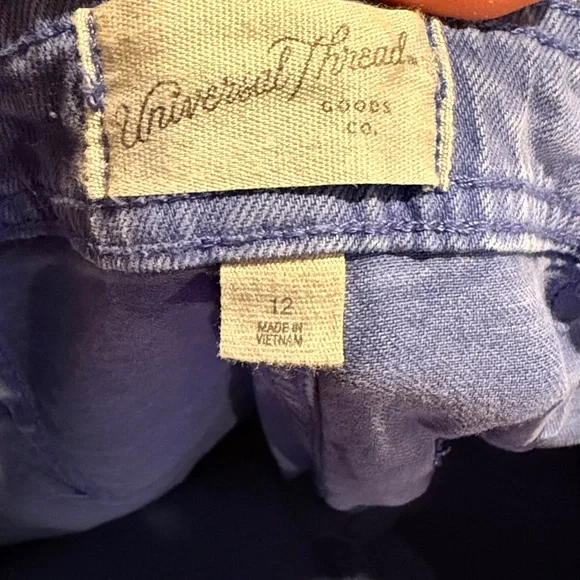 Wide-Leg Blue Pants - Picture 7 of 8